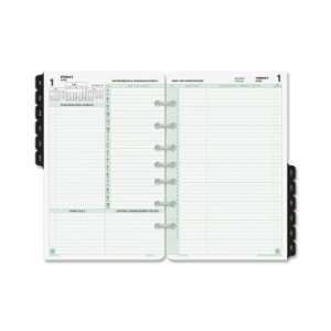 DAY TIMER 2 Pages Daily Calendar Refill Pages   DTM92800 