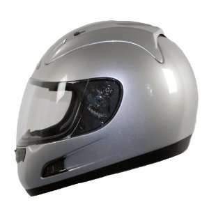  Vega Altura Silver Large Full Face Helmet Automotive
