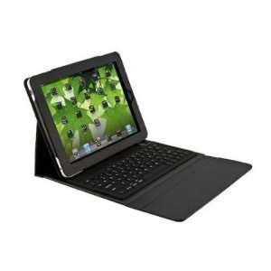  Bluetooth Keyboard Leather Folio Case with Stand for The New iPad 