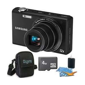 Samsung WB210 Black 14 MP Digital Camera, 3.5 LCD Touch Screen, 12x 