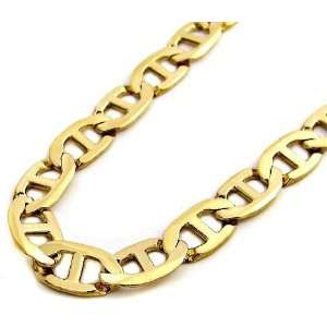   Mens 30.5 Inch Solid 14k Yellow Gold Mariner Chain Necklace Jewelry