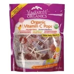 Yummy Earth Organic Vitamin C Lollipops, 50+ 12.3 oz.  