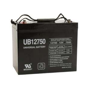 12V 75Ah AGM Sealed Lead Acid Battery UB12750 Group 24  