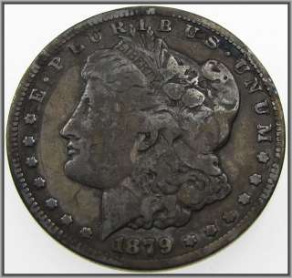 1879 CC Morgan Silver DollarPlease Click on High Resolution Images.