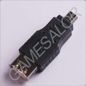  USB Female to Mini Male 5 Pin Adapter Converter