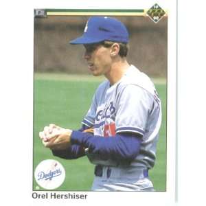  1990 Upper Deck #256 Orel Hershiser   Los Angeles Dodgers 