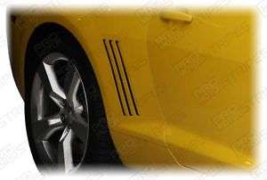 Chevy Camaro 2010 2011 Side Vent Inserts Stripes Decals  