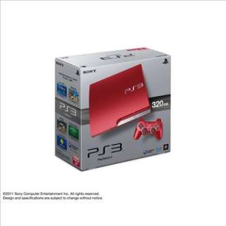 PS3 limited color SCARLET RED console 320GB Japan CECH 3000BSR 