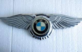 BMW Badge Car Logo wings 3M Front Hood Bonnet Emblem  