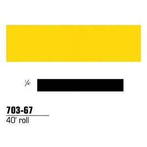 3M 703 67 3M Scotchcal Striping Tape 70367, Bright Yellow, 1/4 in x 40 