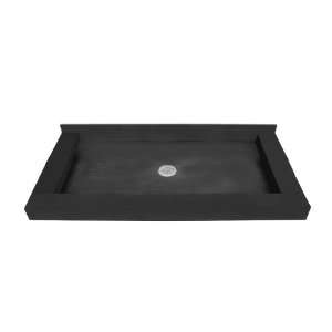 Tile Redi 4260CDT PVC Black 4260 60 x 42 Shower Pan with Triple Curb 