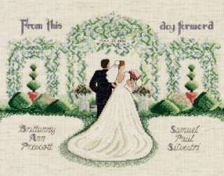 From This Day Forward Wedding Record Cross Stitch Kit  