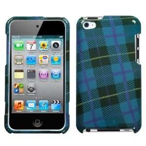 Apple iPod touch (4th generation) , Blue Plaid Weave Phone Protector 