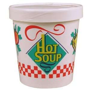   oz. Paper Food Cup with Lid   Hearty Soup 250/CS Health & Personal