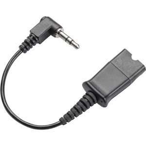 com Plantronics Headset Adapter Cable. CABLE ASSY 3.5 MM RIGHT ANGLE 