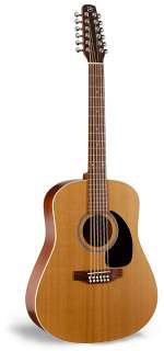   coastline s12 is a 12 string acoustic electric dreadnought guitar