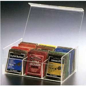 Acrylic Tea Bag Storage and Serving Box 