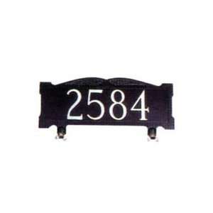  3 Number Mailbox Address Sign