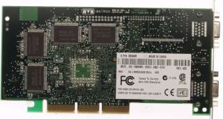   G400 DualHead 32MB Dual Monitor Card AGP 4X G4+ MMDHA32 * NEW  