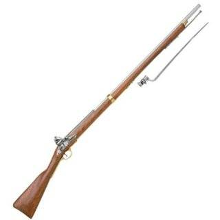   Musket Replica   Full Size All Wood and Metal Prop Gun with Bayonet