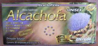 ARTICHOKE/ALCACHOFA AMPOULES GN + VIDA ONE MONTH SUPPLY  