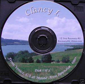AA   Alcoholics Anonymous Speaker 2 CD set   Clancy I  