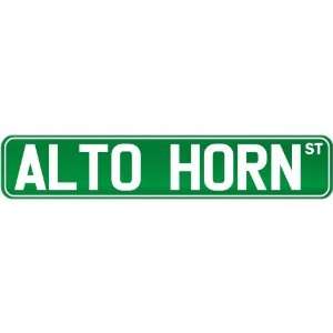 New  Alto Horn St .  Street Sign Instruments