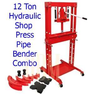   Ton Hydraulic Metal Shop Press Pipe Bender Bending