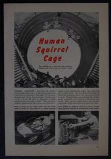 RIVERVIEW PARK *Human Squirrel Cage* ride Chicago Amusement Park 1954 