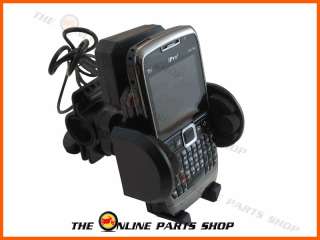 Handlebar Mount Mobile Phone GPS Holder & Charger Harley Davidson 