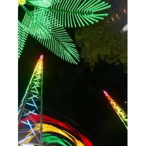 Amusement Park at Night, Surfers Paradise, Gold Coast, Queensland 