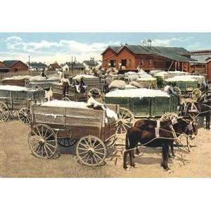  Vintage Art Cotton Wagons   07472 8