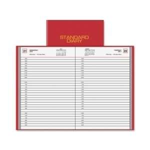   Standard Diary Appointment Book   Red   AAGSD90713