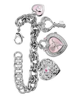 GUESS Watch, Womens Heart Charm Bracelet U95038L1   Guess Watches 