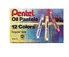 Pentel Arts Oil Pastels, 12 Color Set PHN 12 Kids Art