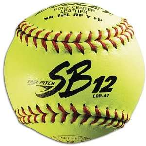  Dudley SB12LRF Leather Softball ( NHSF/ASA 0.47/375, RED 