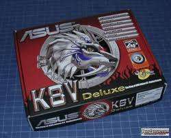 Used ASUS KV8 Deluxe Motherboard AMD Socket 754 w/ Athlon 64 3200 CPU 