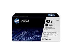 HP 53X Q7553X Black Print Cartridge with Smart Printing Technology for 