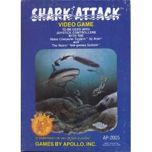  Shark Attack Atari 2600 Game Cartridge 