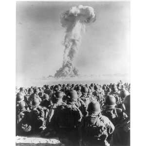  Mushroom cloud of Atomic Bomb Test,Frenchmans Flat,Nevada 