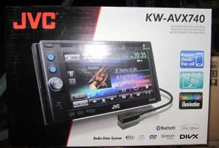NEW JVC KW AVX740 2DIN DVD/IPOD/USB/BLUETOOTH KWAVX740  