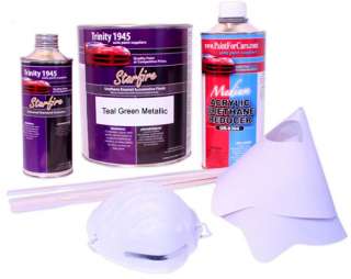 Teal Green Metallic Urethane Acrylic Car Paint Kit  