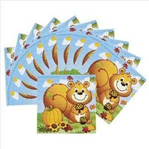  16 pack of Fall Animals Thanksgiving Napkins Toys & Games
