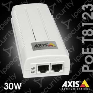 AXIS T8123 High PoE 30W Midspan 1 port   Power over Ethernet Injector 