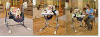  Fisher Price Swing to High Chair, Mosaic Baby