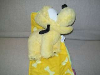 NEW DISNEY WORLD TOTE A TAIL BABY PLUTO PLUSH WITH CARRY TOTE AND BONE 