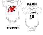 NHL Peronsalised New Jersey Devils Baby Grow/Onesie