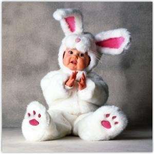  Tom Arma White Rabbit Child Costume Size 4T 5T Toddler 