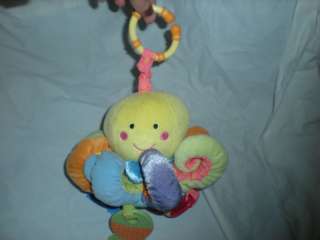 CARTERS MIRROR CRIB TOY BABY OCTOPUS PLUSH CUTE LOVEY  