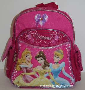 Disney Princess SMALL Kids 12 Backpack Cinderella #H  